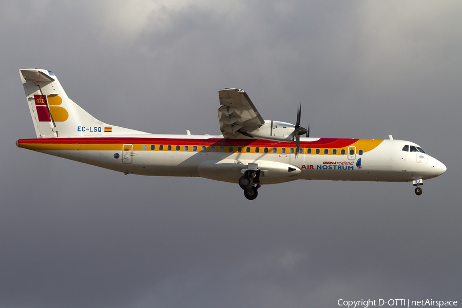 Iberia Regional (Air Nostrum) ATR 72-600 (EC-LSQ) | Photo 415725