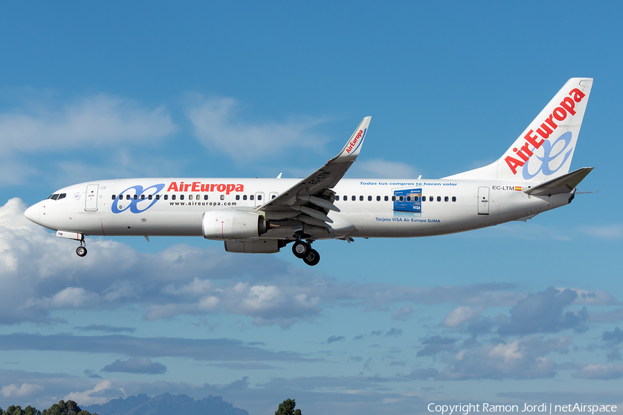 Air Europa Boeing 737-85P (EC-LTM) | Photo 282200