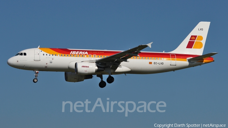 Iberia Airbus A320-216 (EC-LVD) | Photo 223827