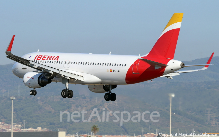 Iberia Airbus A320-216 (EC-LVD) | Photo 290393