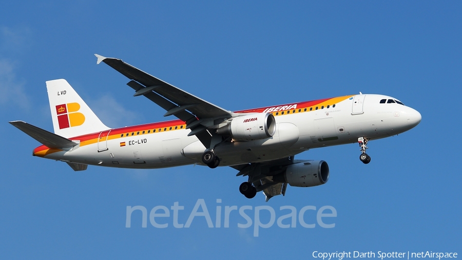 Iberia Airbus A320-216 (EC-LVD) | Photo 212064