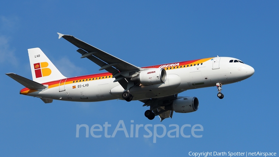 Iberia Airbus A320-216 (EC-LVD) | Photo 212064