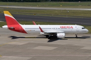 Iberia Airbus A320-216 (EC-LVD) at  Dusseldorf - International, Germany