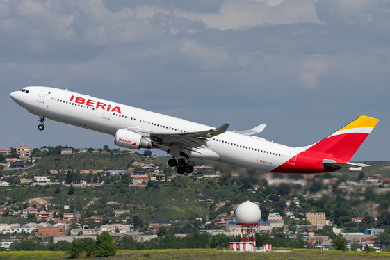 Iberia Airbus A330-302 (EC-LXK) at  Madrid - Barajas, Spain