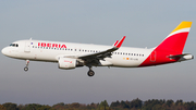 Iberia Airbus A320-216 (EC-LXQ) at  Hamburg - Fuhlsbuettel (Helmut Schmidt), Germany