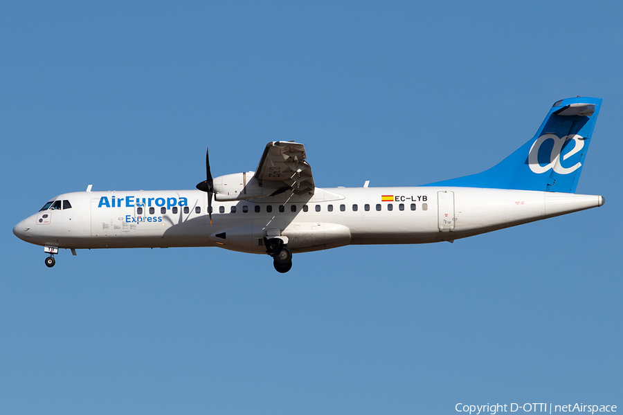 Air Europa Express (Swiftair) ATR 72-500 (EC-LYB) | Photo 353735
