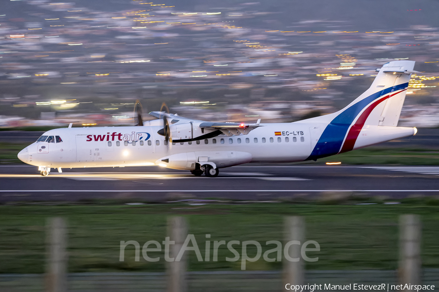 Swiftair ATR 72-500 (EC-LYB) | Photo 599900