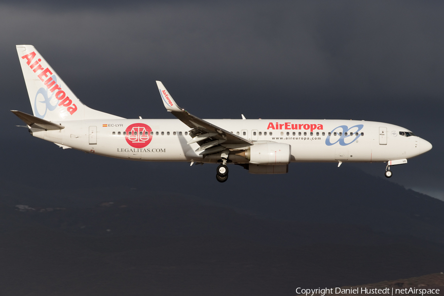 Air Europa Boeing 737-85P (EC-LYR) | Photo 443465