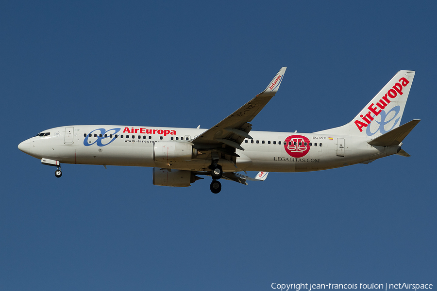 Air Europa Boeing 737-85P (EC-LYR) | Photo 260822