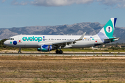 Evelop Airlines Airbus A320-214 (EC-LZD) at  Palma De Mallorca - Son San Juan, Spain