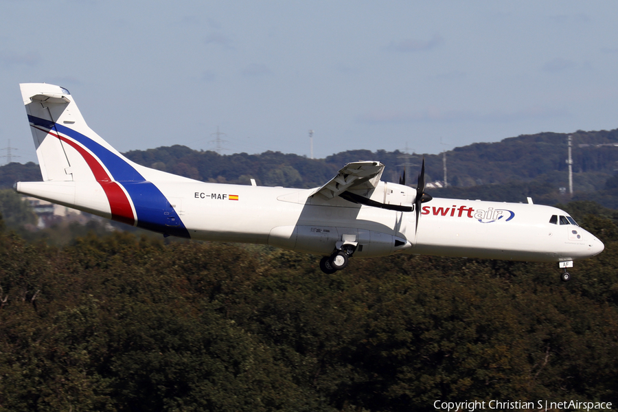 Swiftair ATR 72-500 (EC-MAF) | Photo 593996