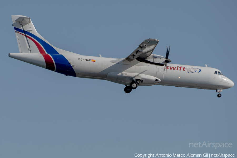 Swiftair ATR 72-500 (EC-MAF) | Photo 660768