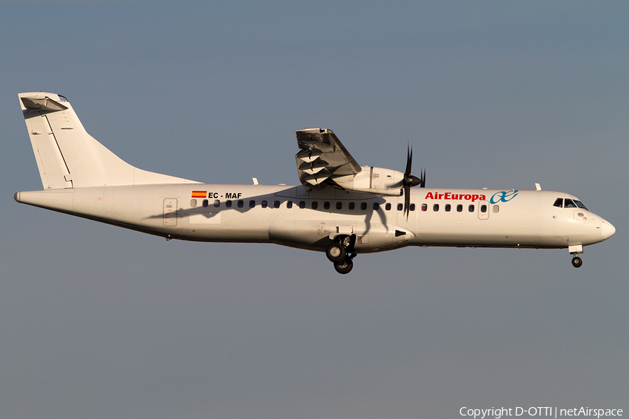 Air Europa (Swiftair) ATR 72-500 (EC-MAF) | Photo 518606