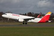 Iberia Airbus A320-214 (EC-MCS) at  Hamburg - Fuhlsbuettel (Helmut Schmidt), Germany