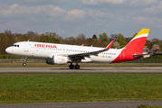 Iberia Airbus A320-214 (EC-MCS) at  Hamburg - Fuhlsbuettel (Helmut Schmidt), Germany