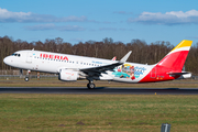 Iberia Airbus A320-214 (EC-MCS) at  Hamburg - Fuhlsbuettel (Helmut Schmidt), Germany