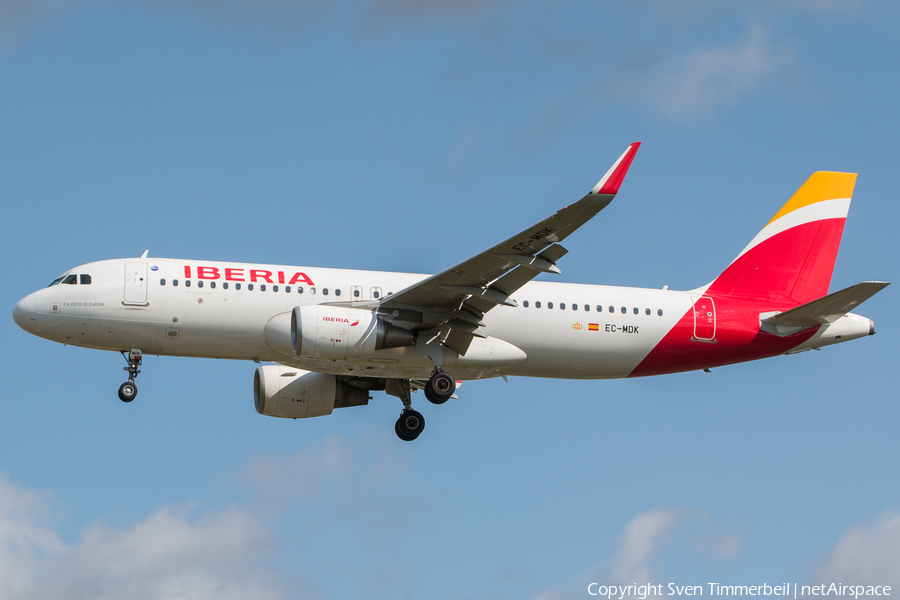 Iberia Airbus A320-214 (EC-MDK) | Photo 186543