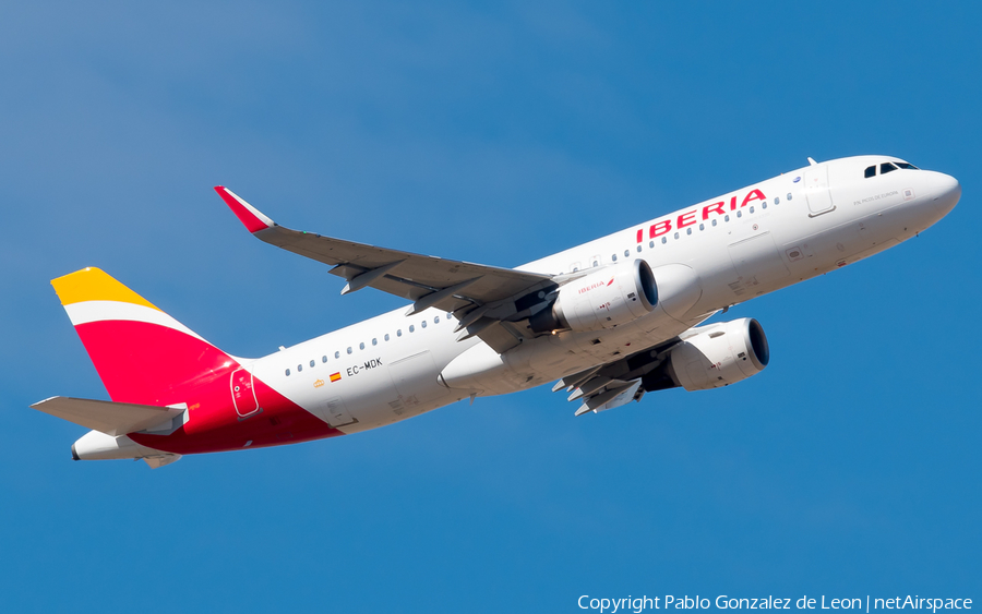 Iberia Airbus A320-214 (EC-MDK) | Photo 365921