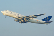 Saudi Arabian Airlines (Wamos Air) Boeing 747-419 (EC-MDS) at  Surabaya - Juanda International, Indonesia