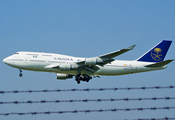 Saudi Arabian Airlines (Wamos Air) Boeing 747-419 (EC-MDS) at  Surabaya - Juanda International, Indonesia