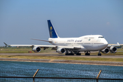 Saudi Arabian Airlines (Wamos Air) Boeing 747-419 (EC-MDS) at  Surabaya - Juanda International, Indonesia