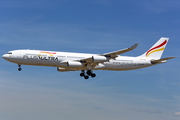 Plus Ultra Airbus A340-313X (EC-MFA) at  Barcelona - El Prat, Spain