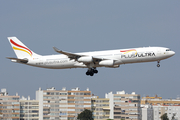 Plus Ultra Airbus A340-313X (EC-MFA) at  Lisbon - Portela, Portugal