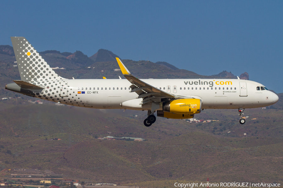 Vueling Airbus A320-232 (EC-MFK) | Photo 303681