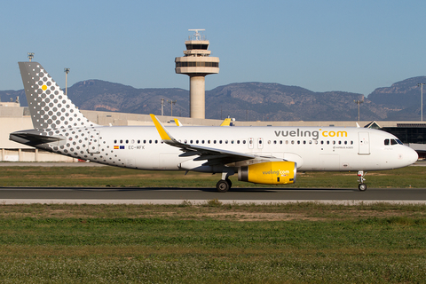 Vueling Airbus A320-232 (EC-MFK) at  Palma De Mallorca - Son San Juan, Spain