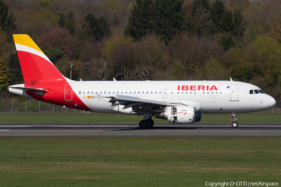 Iberia Airbus A319-111 (EC-MFO) | Photo 310916