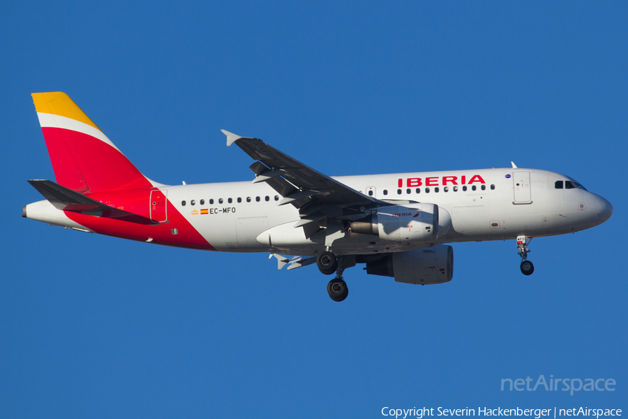 Iberia Airbus A319-111 (EC-MFO) | Photo 191755