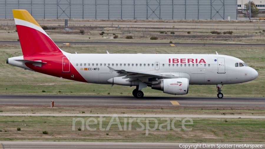 Iberia Airbus A319-111 (EC-MFO) | Photo 233510