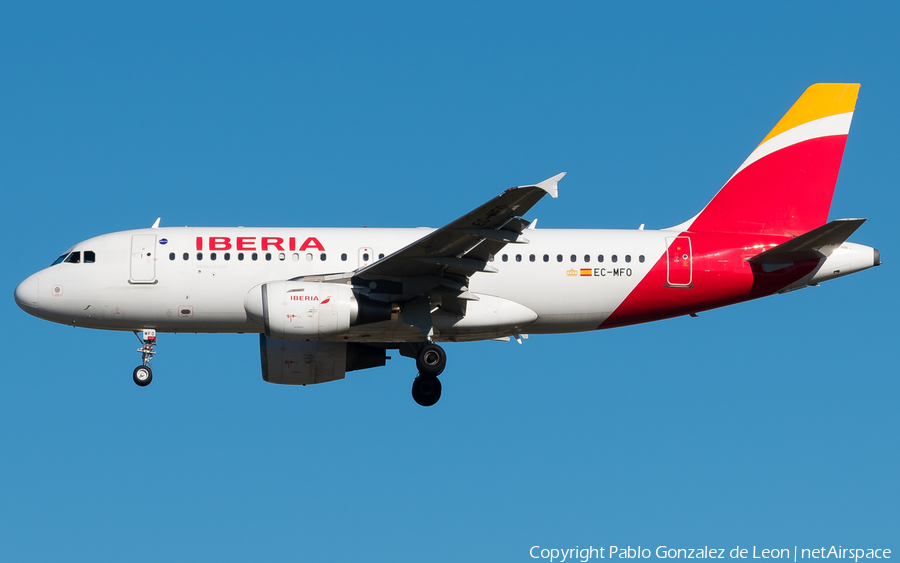 Iberia Airbus A319-111 (EC-MFO) | Photo 339093