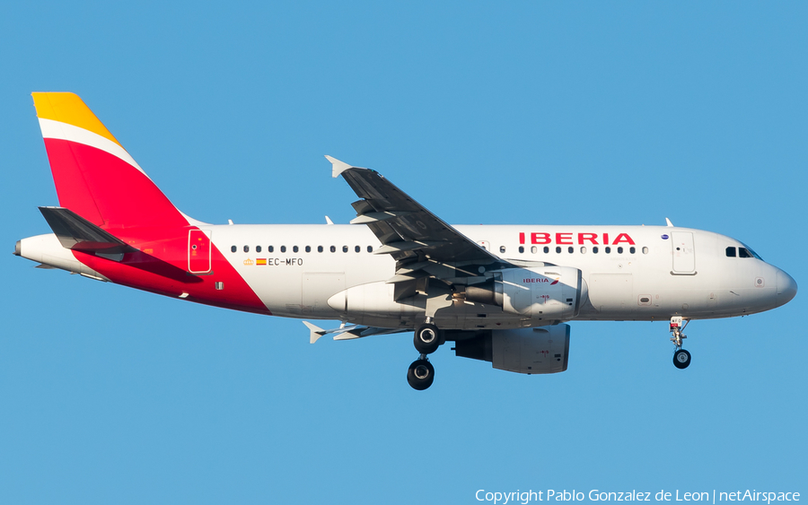 Iberia Airbus A319-111 (EC-MFO) | Photo 339094