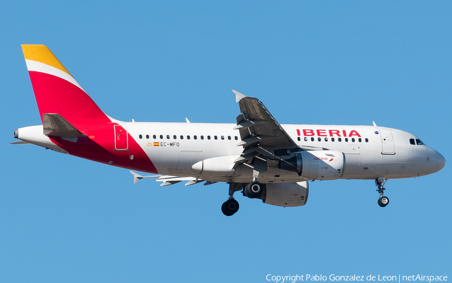 Iberia Airbus A319-111 (EC-MFO) | Photo 339095