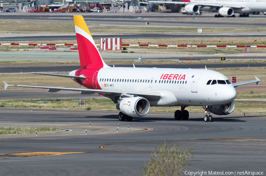 Iberia Airbus A319-111 (EC-MFO) | Photo 350117
