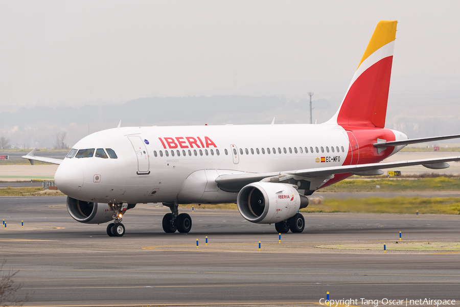 Iberia Airbus A319-111 (EC-MFO) | Photo 615762