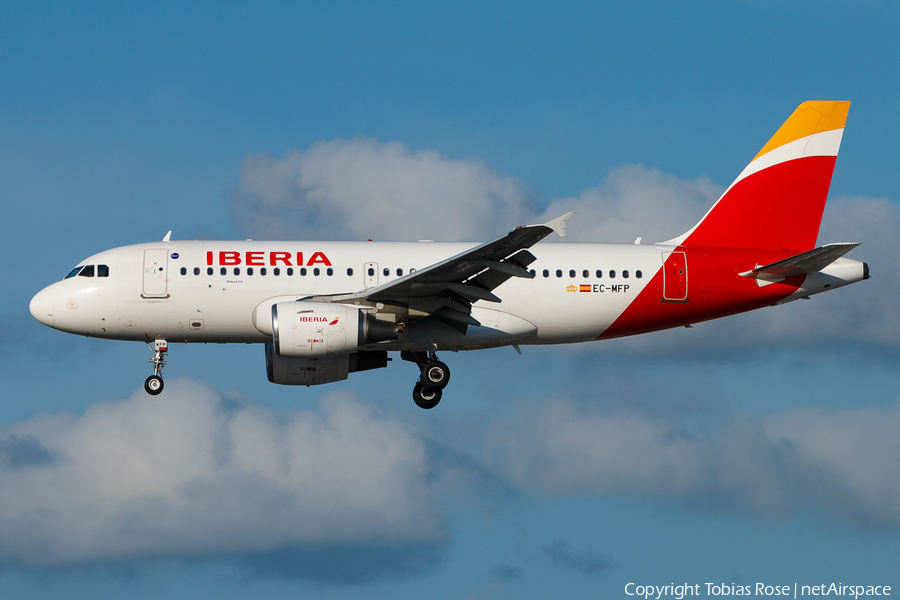 Iberia Airbus A319-111 (EC-MFP) | Photo 324288