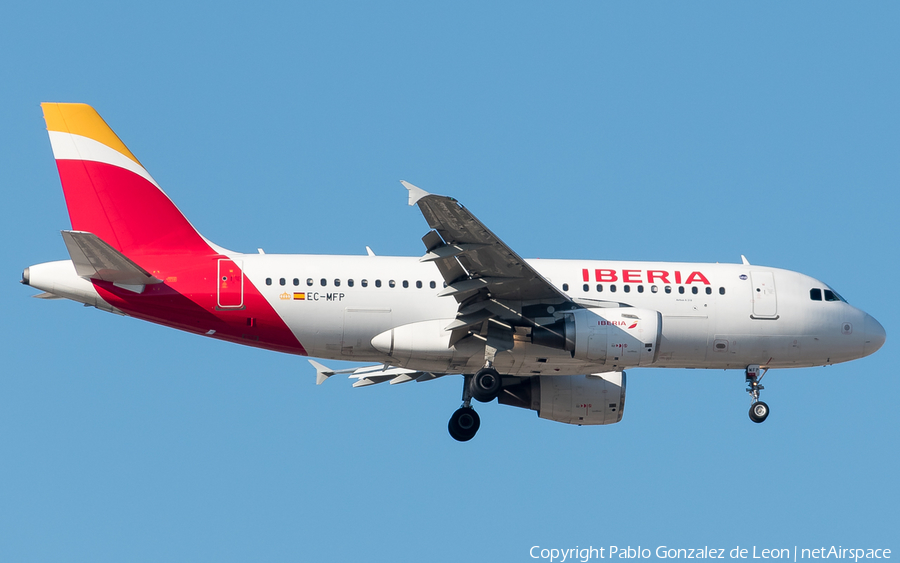 Iberia Airbus A319-111 (EC-MFP) | Photo 339099