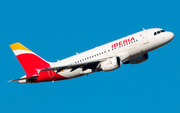 Iberia Airbus A319-111 (EC-MFP) at  Madrid - Barajas, Spain