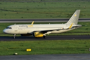 Vueling Airbus A320-232 (EC-MGE) at  Dusseldorf - International, Germany