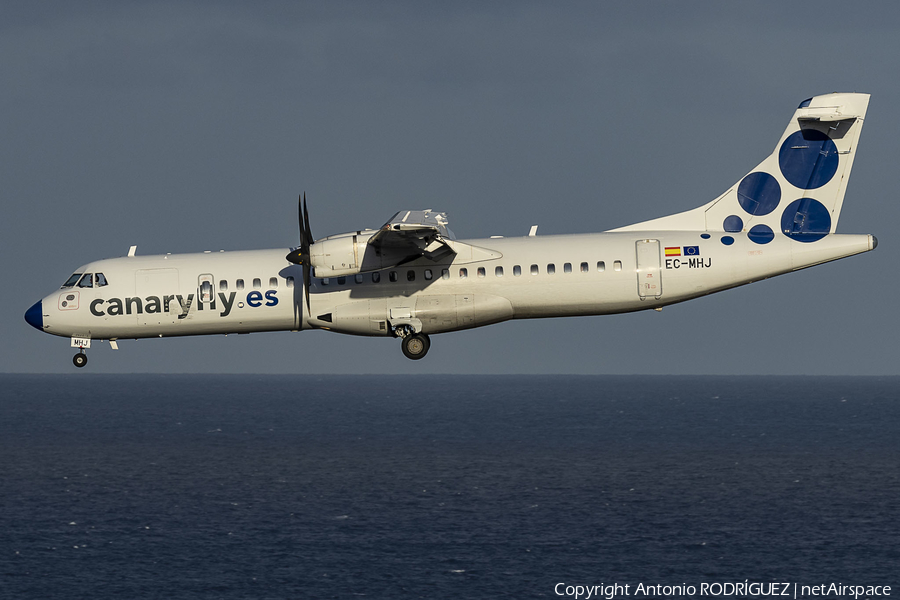Canaryfly ATR 72-500 (EC-MHJ) | Photo 627007