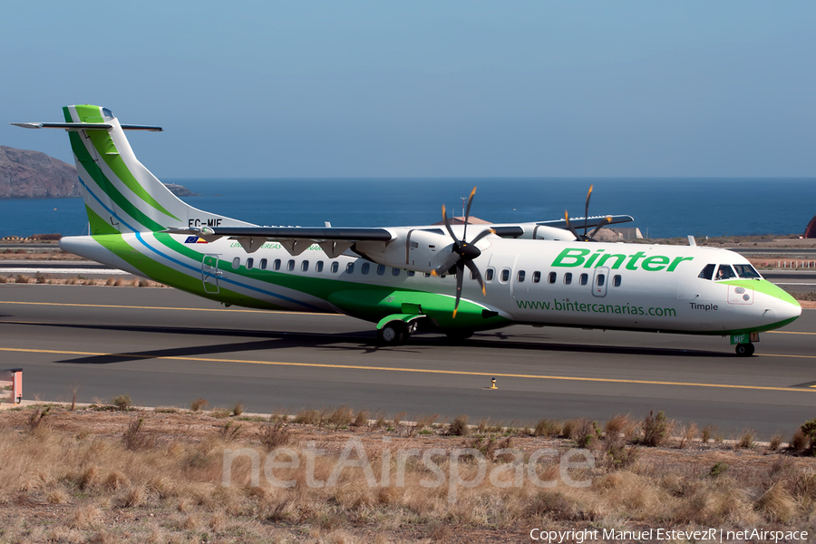 Binter Canarias (Naysa) ATR 72-600 (EC-MIF) | Photo 129886