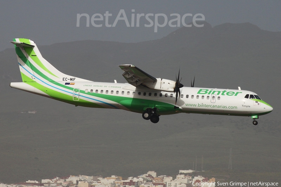 Binter Canarias (Naysa) ATR 72-600 (EC-MIF) | Photo 238467