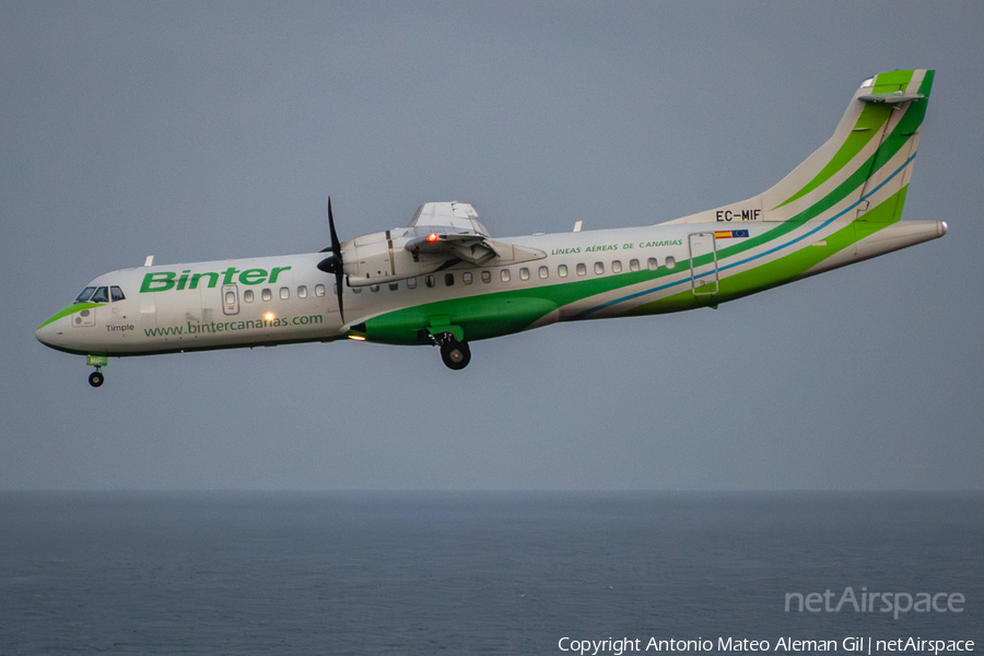 Binter Canarias (Naysa) ATR 72-600 (EC-MIF) | Photo 621126