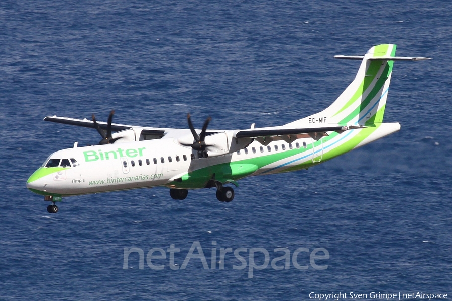 Binter Canarias (Naysa) ATR 72-600 (EC-MIF) | Photo 106140