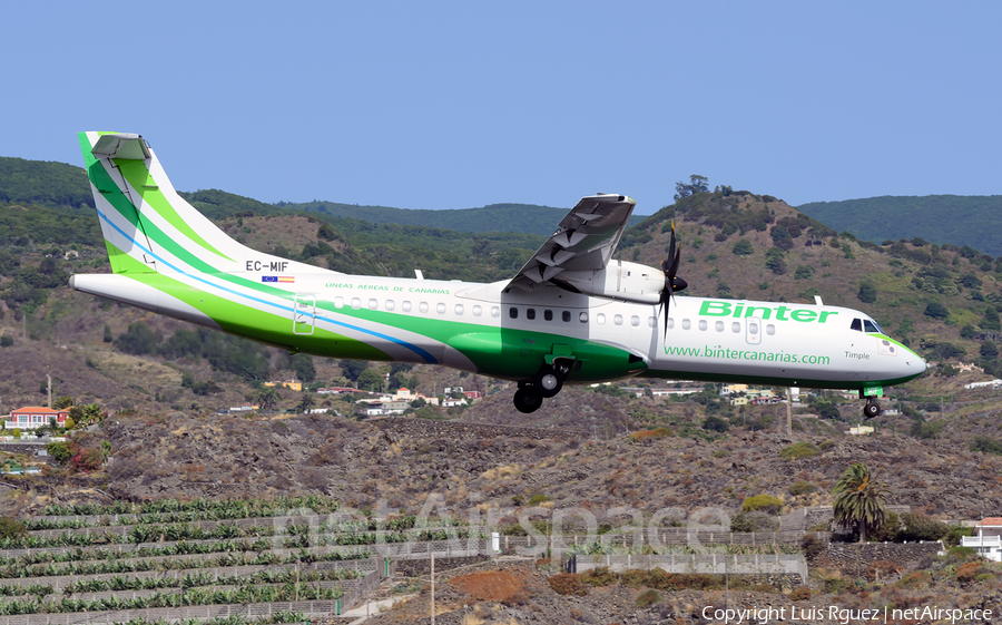 Binter Canarias (Naysa) ATR 72-600 (EC-MIF) | Photo 261435