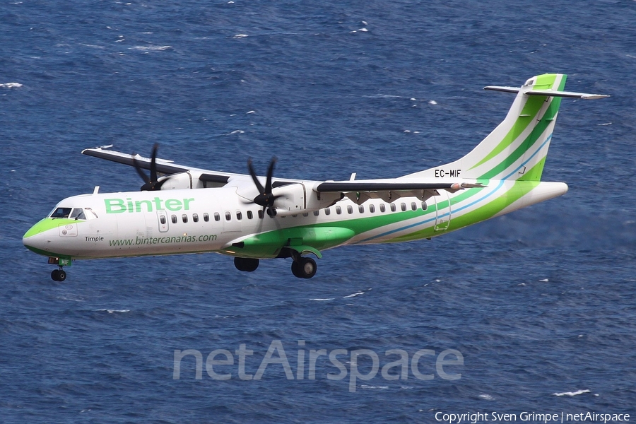 Binter Canarias (Naysa) ATR 72-600 (EC-MIF) | Photo 313412