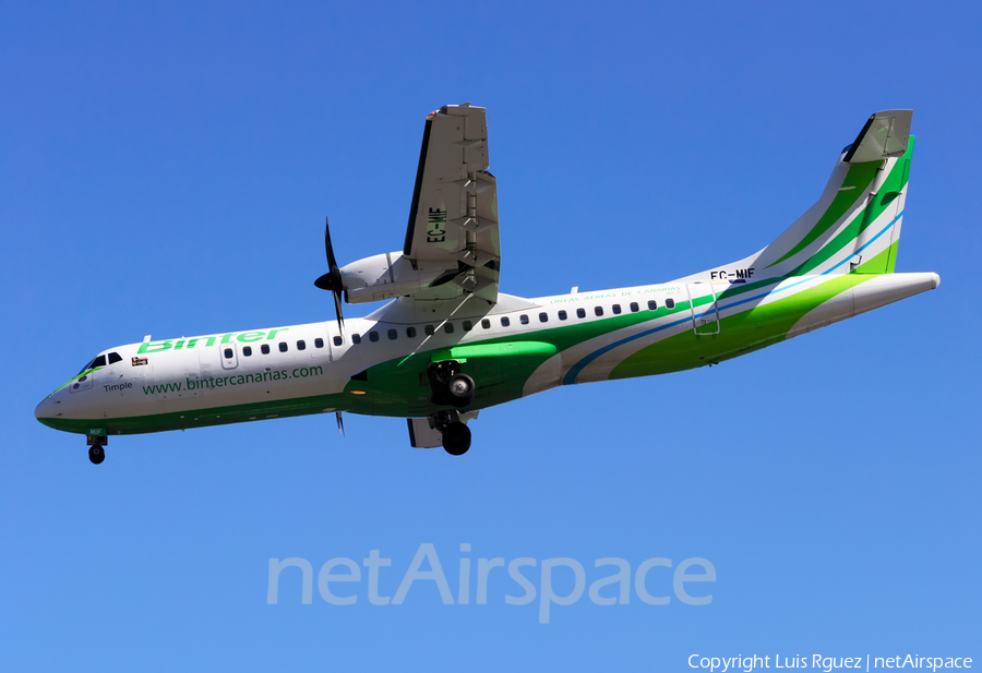 Binter Canarias (Naysa) ATR 72-600 (EC-MIF) | Photo 373035