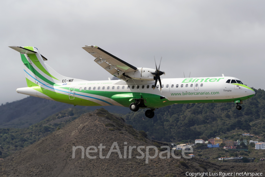Binter Canarias (Naysa) ATR 72-600 (EC-MIF) | Photo 405068